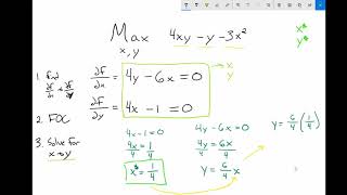 Optimization 2 Examples and Constraints