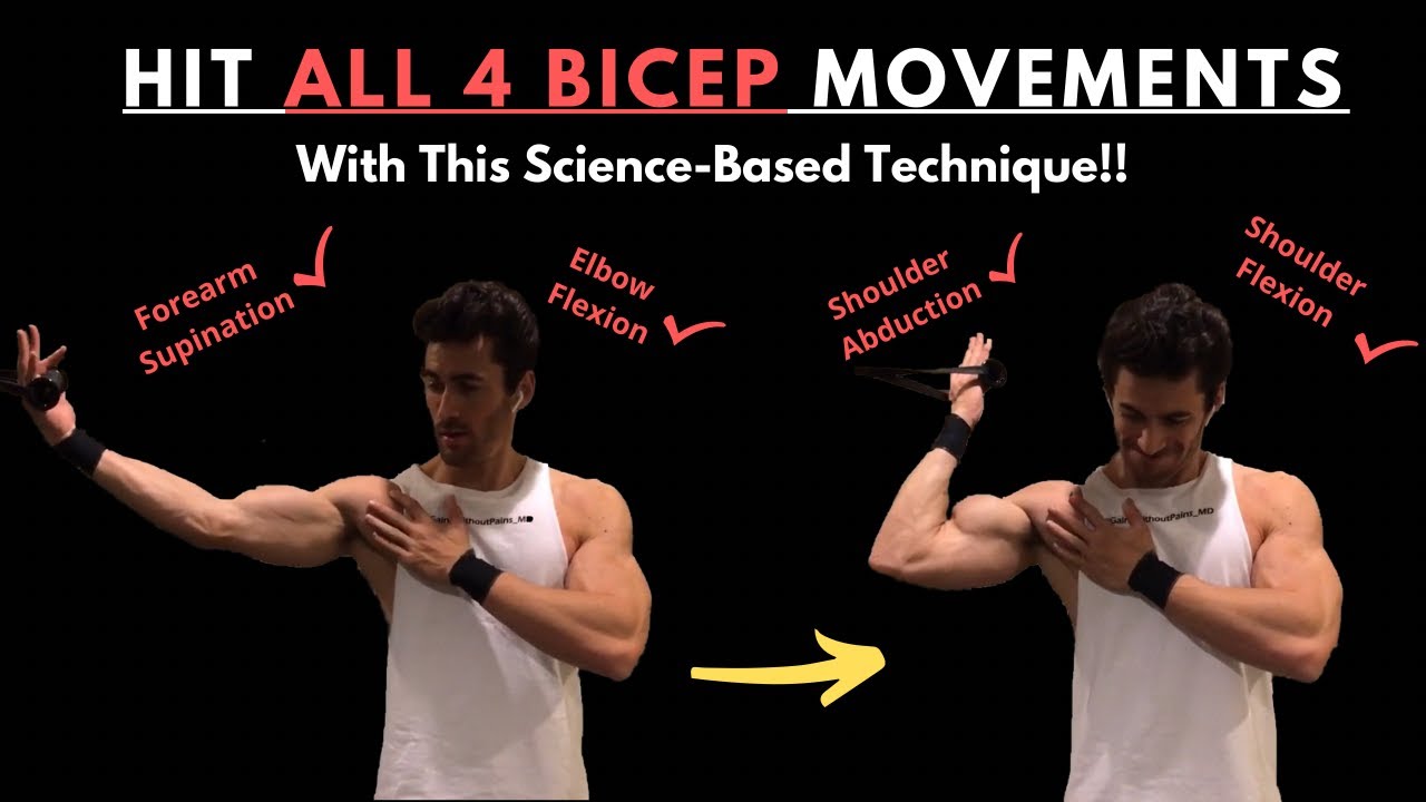 Hit ALL FOUR Bicep Movements With ONE Technique!!! - YouTube