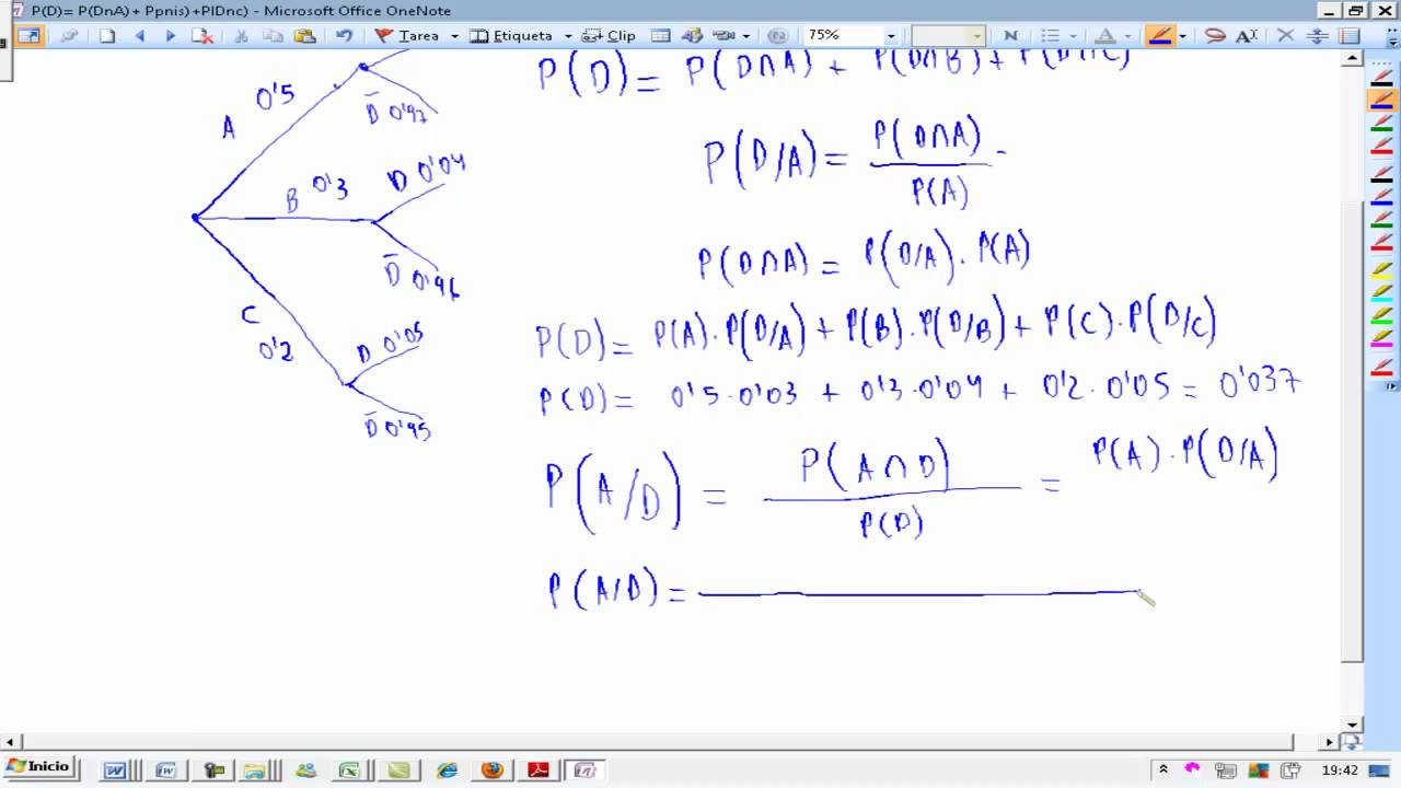 8 Ejemplo Teorema De Probabilidad Total Y Teorema De Bayes