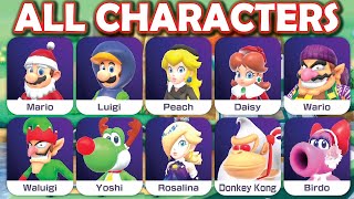 Master Difficulty Mario Party Superstars Minigames ALL CHARACTERS CHRISTMAS MOD