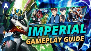 THESE EFFECTS ARE INSANE!!! Imperialdramon ACE Deck Gameplay Guide | Digimon Card Game BT16