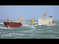 EXTREME TOP GIANT SHIPS SAILING DANGEROUS WAVES IN MEGA STORM & HURRICANE 🦈 SHIPS EPIC LAUNCH