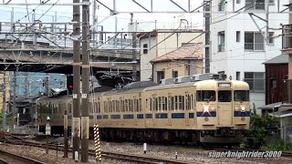 JR西日本 115系瀬戸内色 G-01編成 広島→下関 2012.5