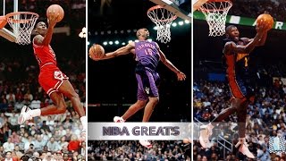 Top 10 NBA Slam Dunk Contest Dunks of ALL TIME - Michael Jordan, Vince Carter, Dwight Howard