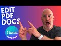 Edit PDF Documents with Canva - It's Easy  | PDF Editing Tutorial