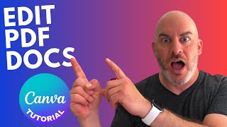 Edit PDF Documents with Canva - It's Easy | PDF Editing Tutorial