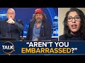 “Why Are Women So STUPID?!” | James Whale Challenges Campaigner Over Trump Protesters' Sex Ban