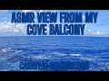 Relaxing ASMR view of the Ocean from my Cove Balcony on the Carnival Celebration