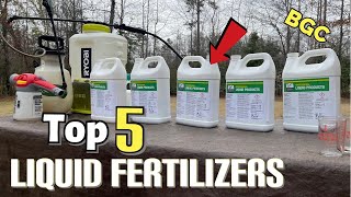 Top 5 New Custom Blended Liquid Fertilizers for lawns // Sunniland Liquid Fertilizers