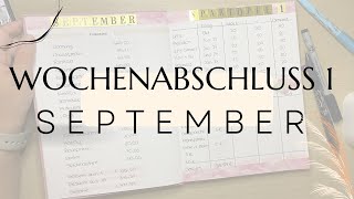 Wochenabschluss 1 September 🌸 | Tagesbudget bestimmen 😍| Minavina