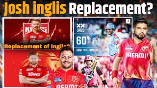 Big Update in Pbks: Who will replace josh inglis in Punjab Kings? david Warner or jonny Bairstow?