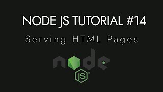 Node.js Crash Course Tutorial #14 - How to Serve HTML Page