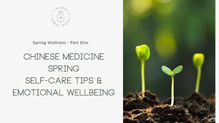 Spring Wellness (1) - Chinese Medicine Self-care tips & emotional wellbeing (FREE PDF) 春季养生