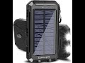 Durecopow Solar Charger,20000mAh Portable Outdoor Waterproof Solar #youtubeshorts #shorts