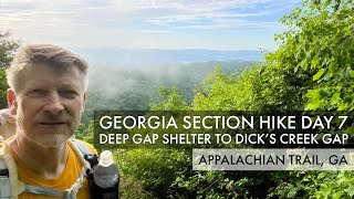 Day 7 - Deep Gap Shelter to Dick’s Creek Gap - Appalachian Trail Georgia