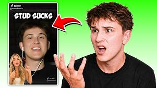 Reacting to TIKTOKS About My FACE REVEAL