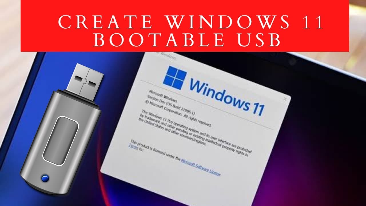 How To Create Windows 11 Bootable USB.Drive. Create Bootable USB Drive ...