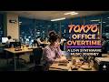 Tokyo Office Overtime | Late Night Corporate Ambient for Focus & Productivity