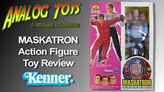 Kenner Maskatron Vintage Action Figure Review - Six Million Dollar Man Part 2 of 3