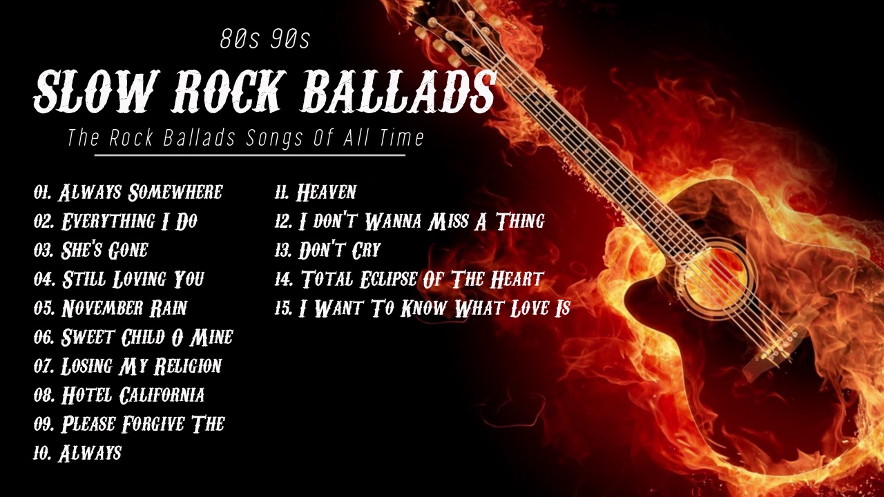 Слушать рок хиты 70. Rock Ballads. Top Rock Ballads. Rock Ballads 90. The best Rock Ballads.