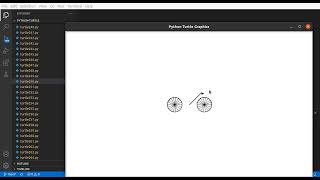 Drawing bicycle effect in Python Turtle - App Stack