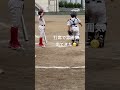 少年野球　バッティング　練習試合　5年生　　打席で雰囲気出てきた‼️