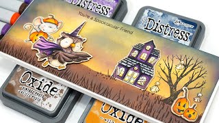 Copic Coloring with Mindy Baxter - Creating a Halloween Scene