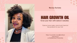 Home Made Natural Hair Growth Oil and Spray