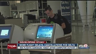 More flight delays, cancellations for Delta