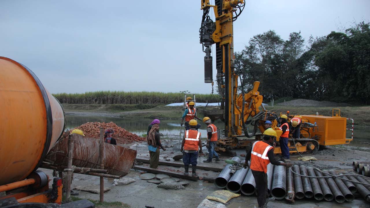 Micropile Construction Video Youtube