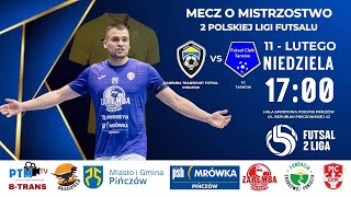 Zaremba Transport Futsal Pińczów vs Futsal Club Tarnów - transmisja NA ŻYWO