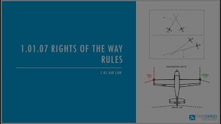 1.01 Airlaw. Part 07 - Rights of the way