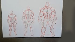 How To Draw Your HULK Type Character  (the big guy)