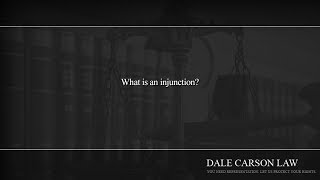 What is an injunction?