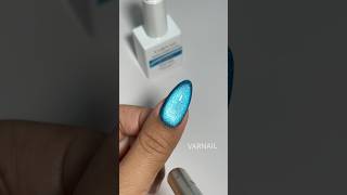 β¨ Obsessed? Hema-Free Cat Eye Gel Polish CEHL05 Blue Quinn #nails #naildesigns #glassbeadsnails