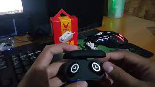 Unboxing VYATTA AIRBOOM TWS BLUETOOTH EARPHONE