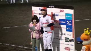 20120425　新潟アルビレックスBC　高津臣吾監督　初勝利