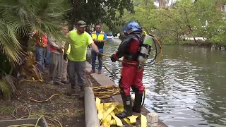 Industrial divers tackle major sewer line break in Fort Lauderdale