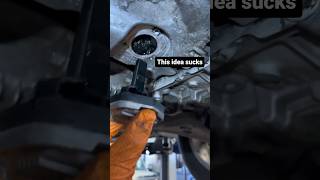 Change engine sensor without draining the oil👍 #brilliant #genius #mechanic #mindblown