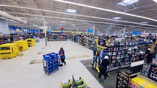 Walmart Floor Conversion Timelapse - Overnight Merchandising Remodel
