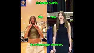 Infanta Sofia of Spain and her look alike tiktok girl