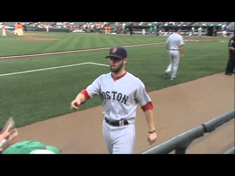Dustin Pedroia Signing Autographs At Camden Yards Dustin Pedroia Signing Autographs At Camden Yards