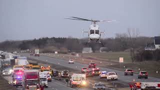 Mercy Flight called to Thruway Accident