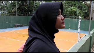 hijab sport kerudung sehari hari untuk kerja olahraga bahan jersey dan spandek by Hijabi