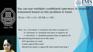 c programming basic multiple conditions in c programming