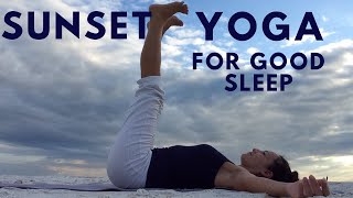 Sunset Yoga for Good Sleep⭐️5 Minutes