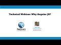 Why Angular JS? - NetCom Learning Technical Webinar Excerpt