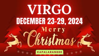 WOW! ANSWERED PRAYERS! ♍️ VIRGO DECEMBER 23-29, 2024 WEEKLY TAGALOG TAROT PREDICTIONS #KAPALARAN888