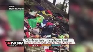 Telluride transients trashing national forest