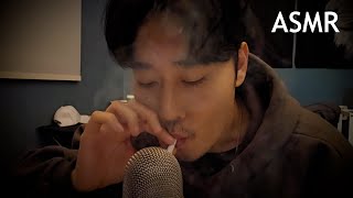 The last cigarette. ASMR